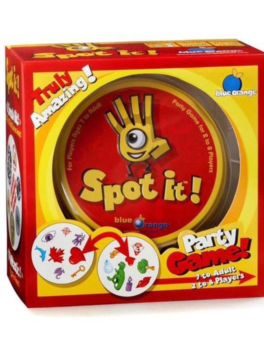 Spot It! Party Game - Red